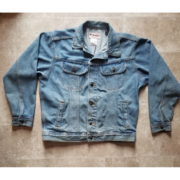 Wrangler Other - Wrangler Rugged Wear Denim Jacket L